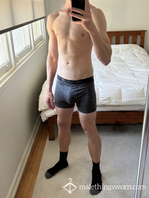 Grey New Balance Trunks
