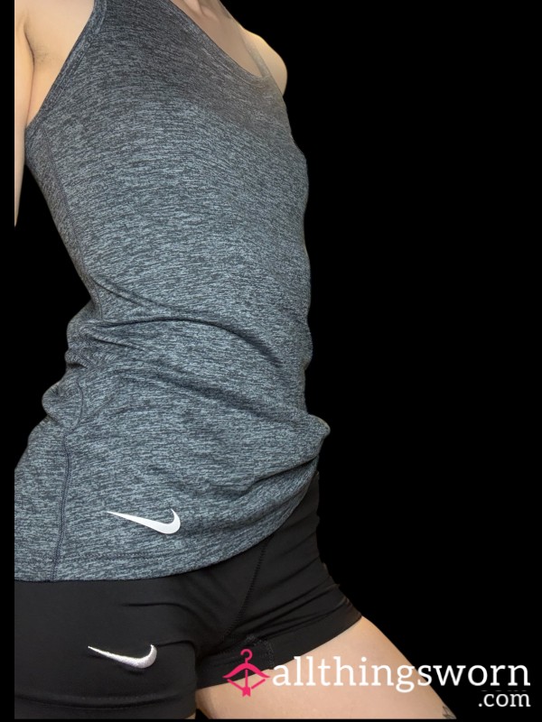 Grey Nike Athletic Tank Top