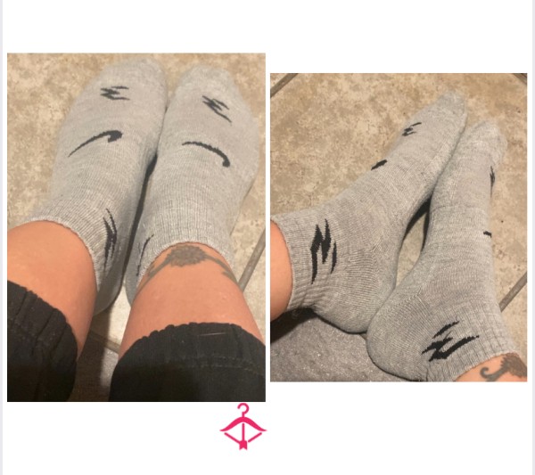 Grey Nike Socks