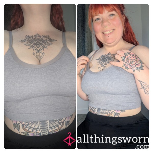 Grey Non Padded Bra 🩶