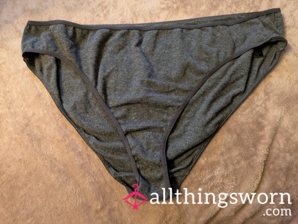 Grey Panties - 24 Hours Wear Included In Price