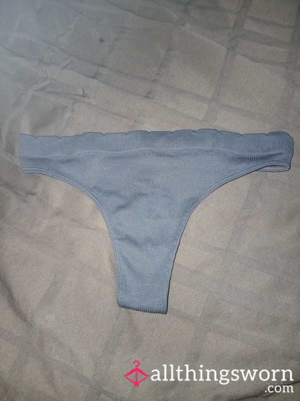 Grey Panties (size 8 Thong)
