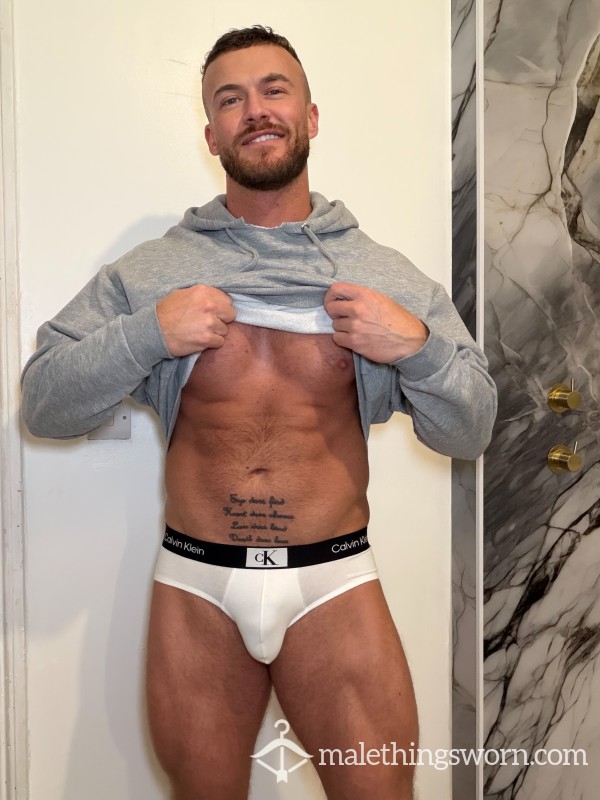 Grey Plain Hoody