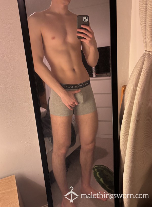 Grey Polo Boxers Custom