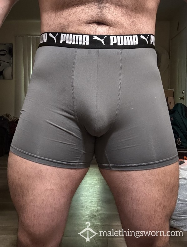 Grey Puma Briefs -2 Days Worn
