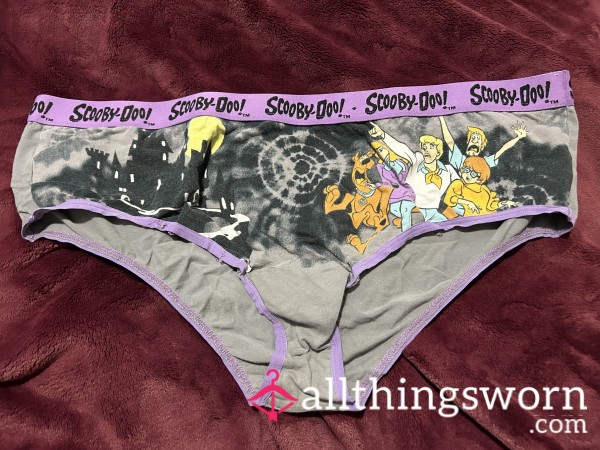 ~GREY & PURPLE SCOOBY-DOO N CREW COTTON CHEEKY PANTY~
