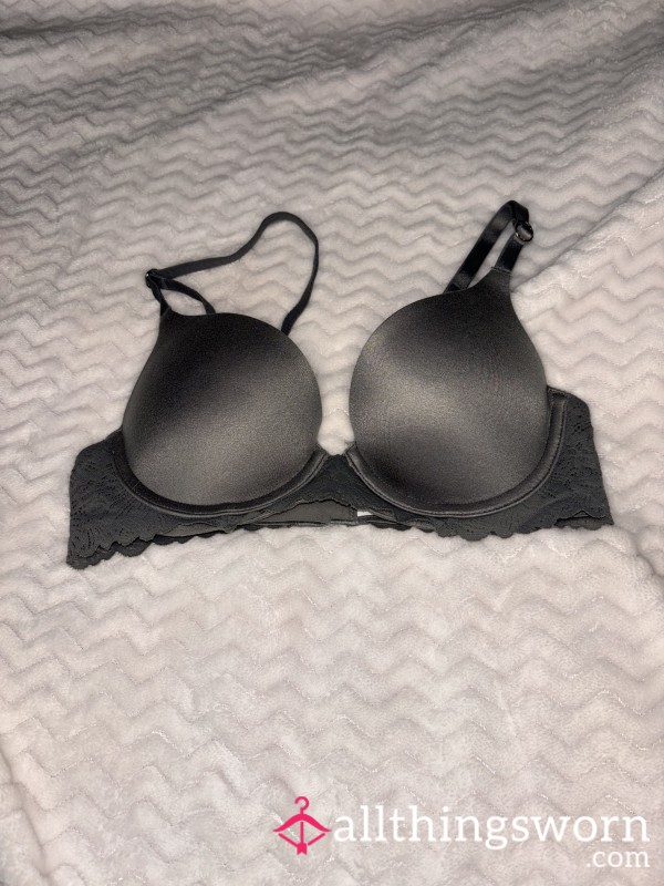 Grey Push Up Bra