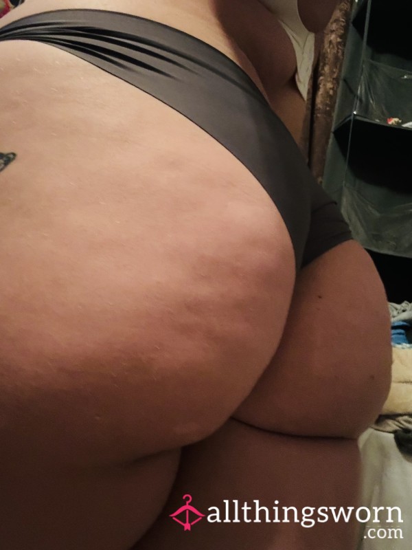 Grey Silk Panties
