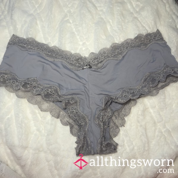 Grey Silky Panties