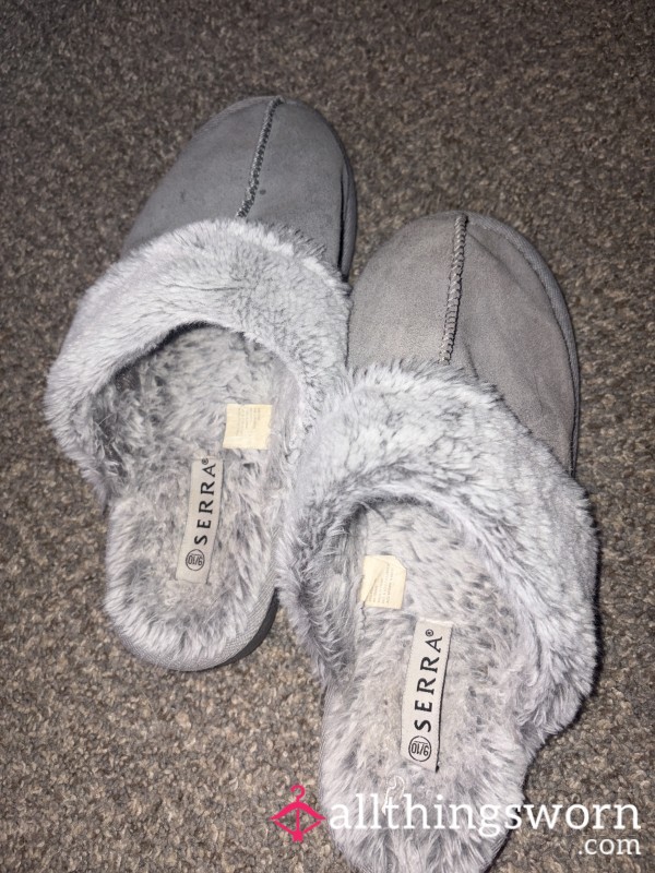 Grey Slippers