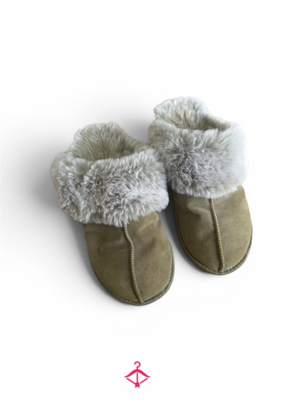 Grey Slippers
