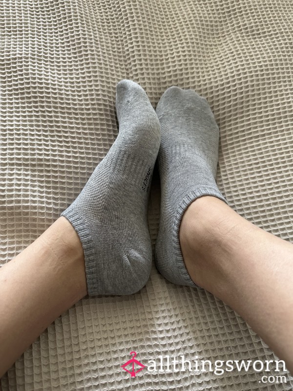 🩶 Grey Sneaker Socks By Snocks EU Size 39-42