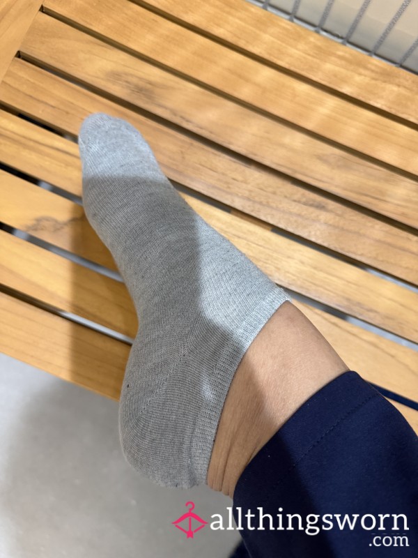 Grey Sock After 2 Long Days