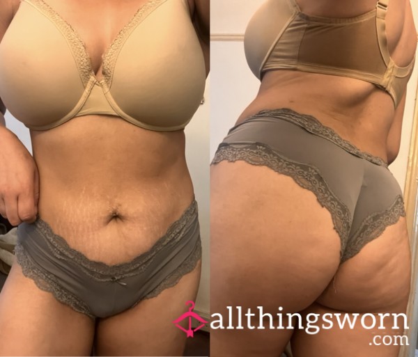 Grey Soft Nylon Panties (2 Day Wear)