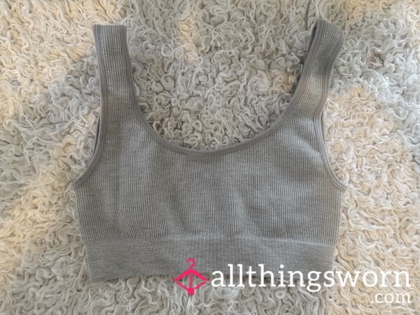Grey Sports Bra