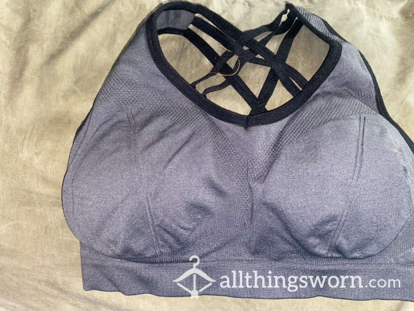 Grey Sports Bra