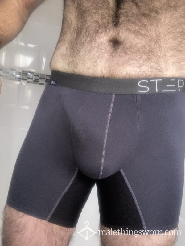 Grey Step One Boxer Briefs