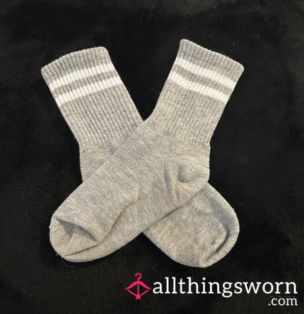 Grey Stripe Socks🩶