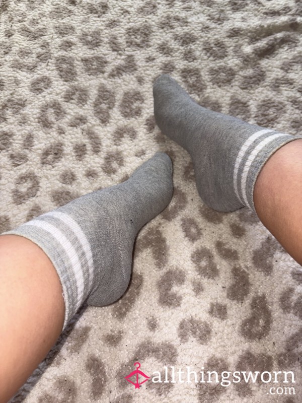 Grey Striped Socks🤍