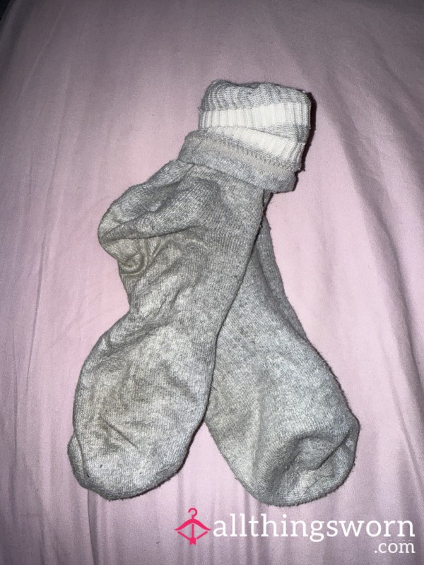 Grey Sweaty Socks