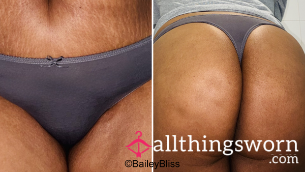 Grey Thong - 48hrs Wear Included