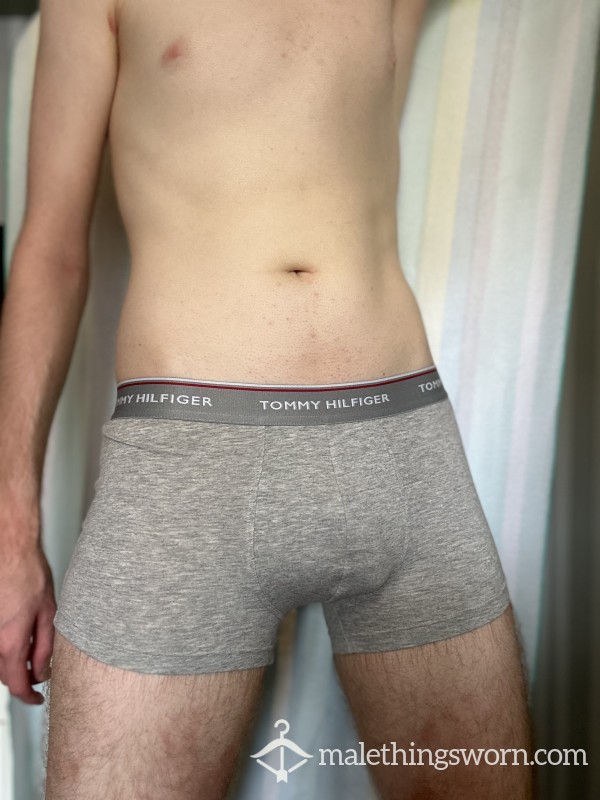 [SALE] Grey Tommy Hilfiger Boxers (Small)