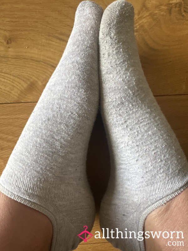 Grey Trainer Socks 🤤