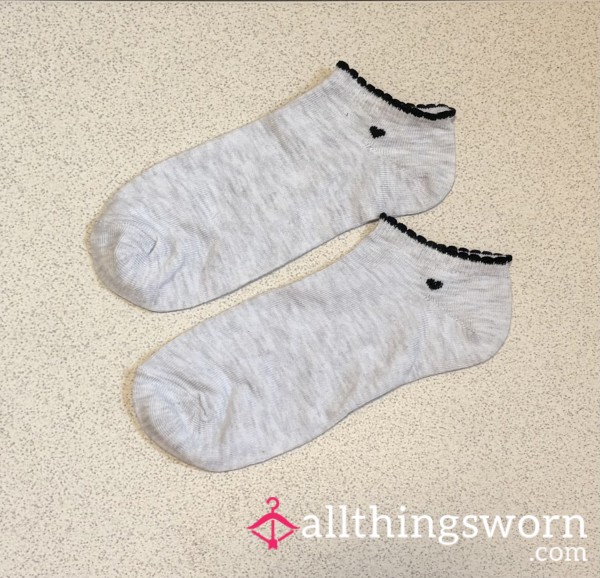 Grey Trainer Socks
