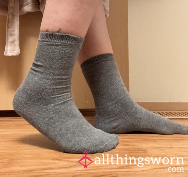 Grey Tube Socks