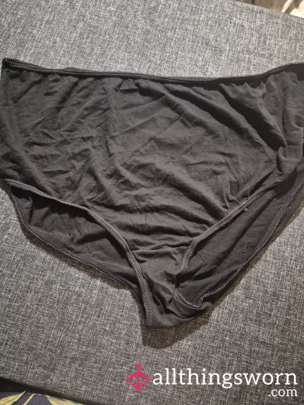 🖤Grey Well Worn BBW Granny Pants
