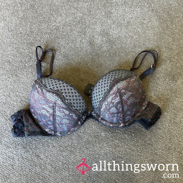 🤍🩶Grey, White & Pink Bra 🩶🤍