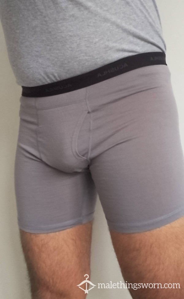 Grey Wool Underwear