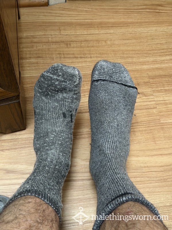 Grey Wool Socks