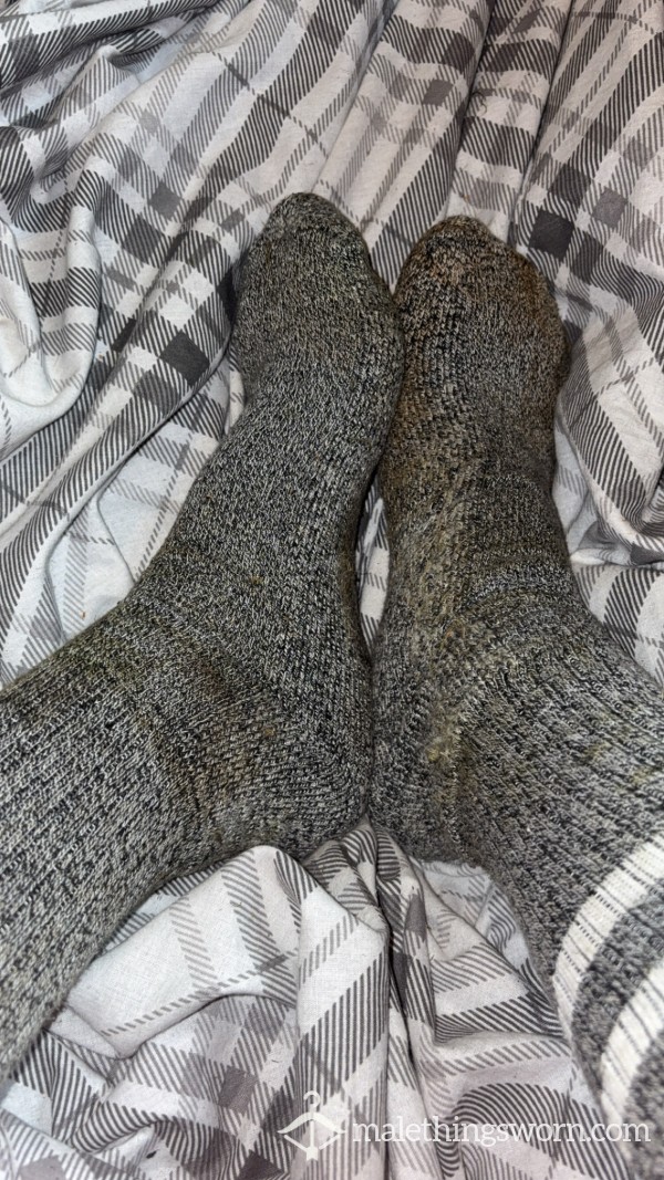 Grey Work Socks Absolutely Vile