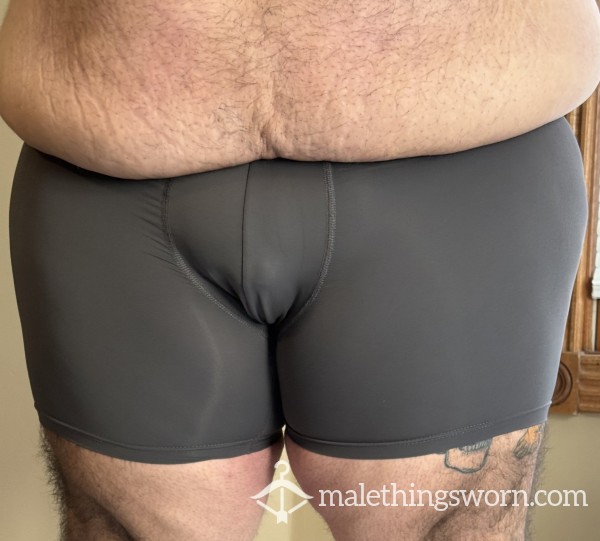 Grey Worn Boxer Briefs