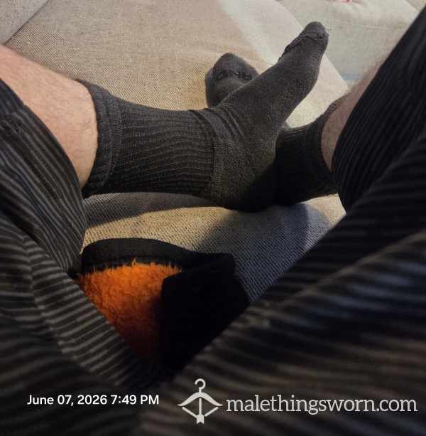 Grey, Worn, Stinky Socks