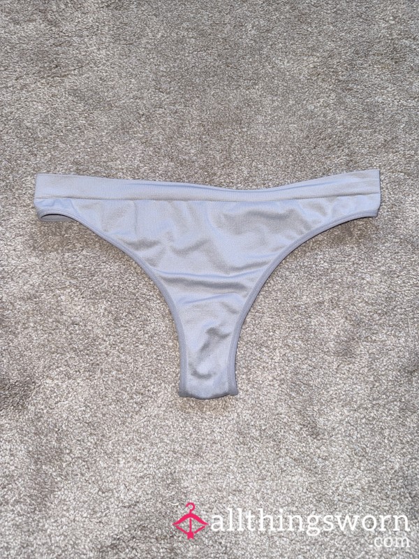 Grey/Blue 24 Hour Worn Scented Thong