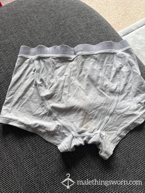 Grey/Light Blue Boxers