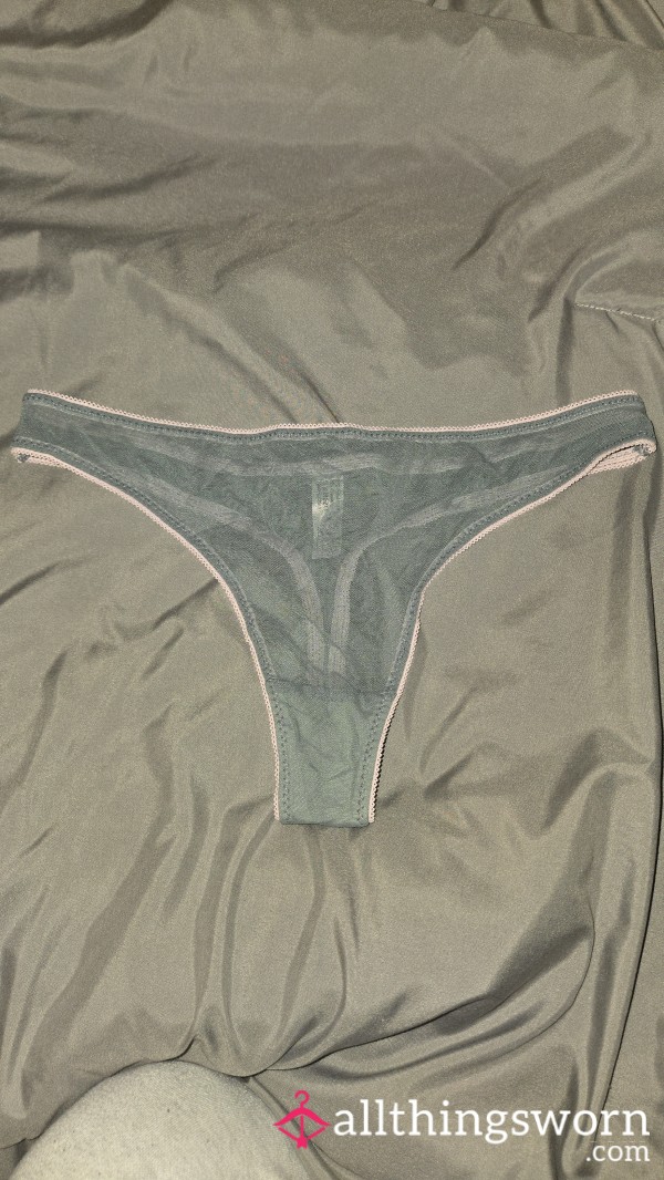 💋 Grey/Pink See Thru Thongs 💋