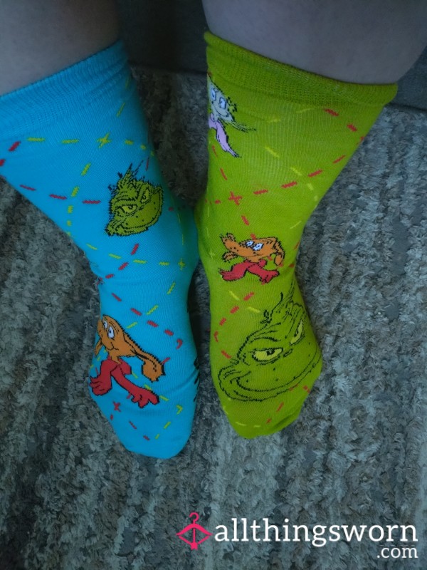 Grinch McDonald's Socks