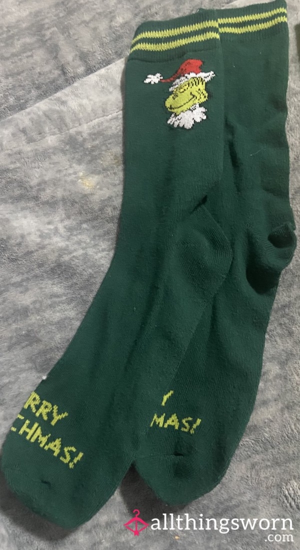 Grinch Socks
