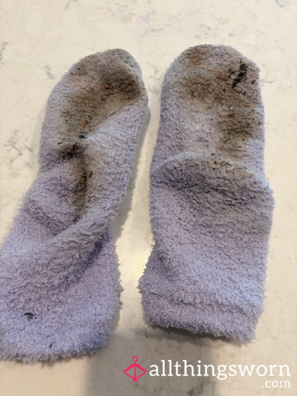GROSS Sweaty Stinky Fuzzy Socks