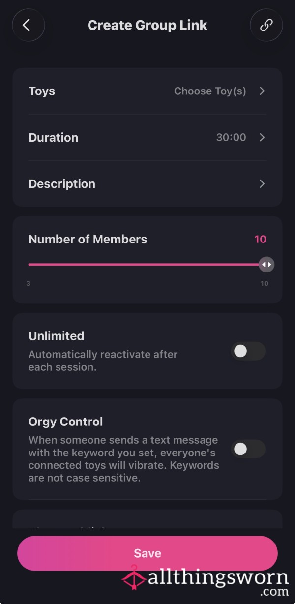 Group Control Lovense Session
