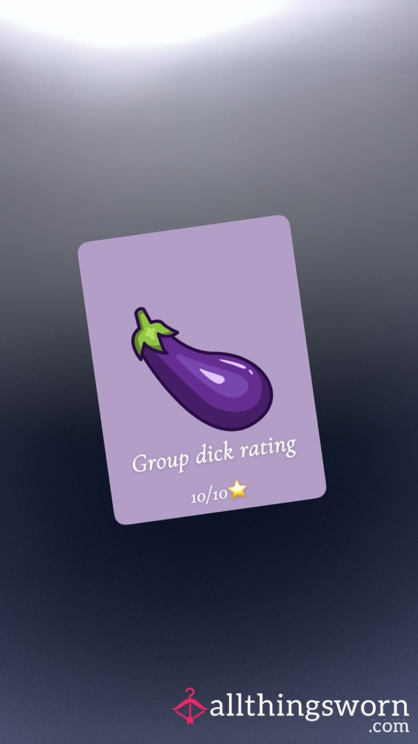 Group D*ck Rating