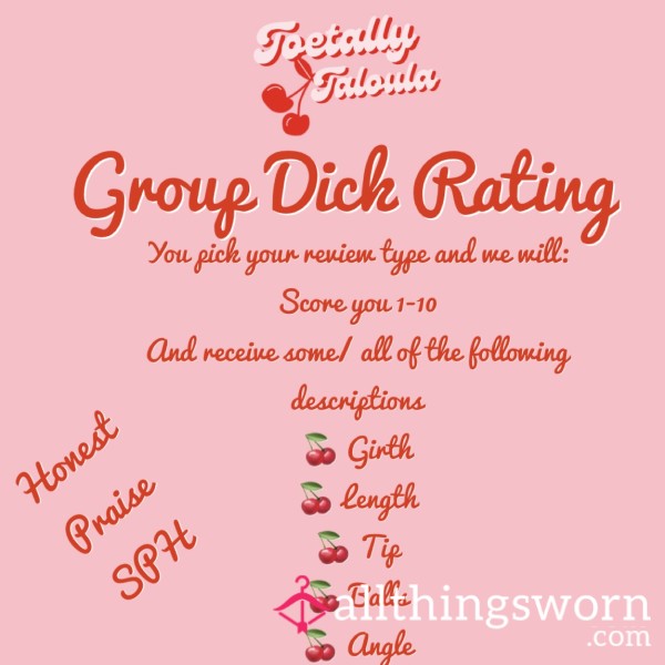 Group D*ck Rating