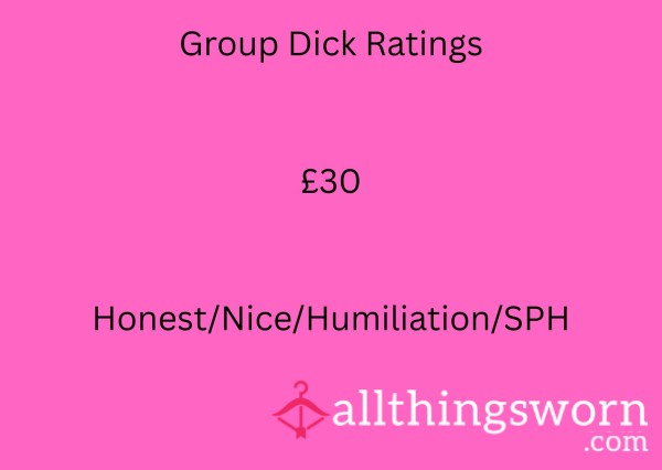 GROUP D*ck RATING