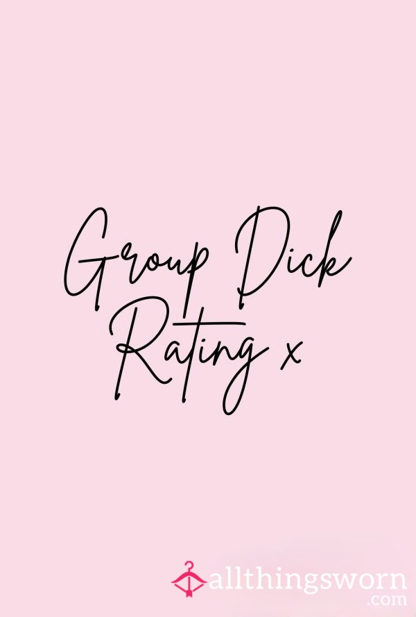 Group D*ck Rating