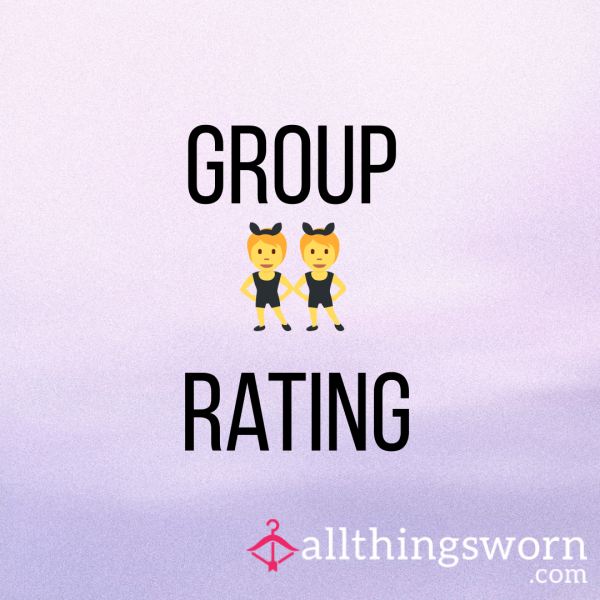 Group D*ck Rating – 15+ Girls, 15+ Opinions