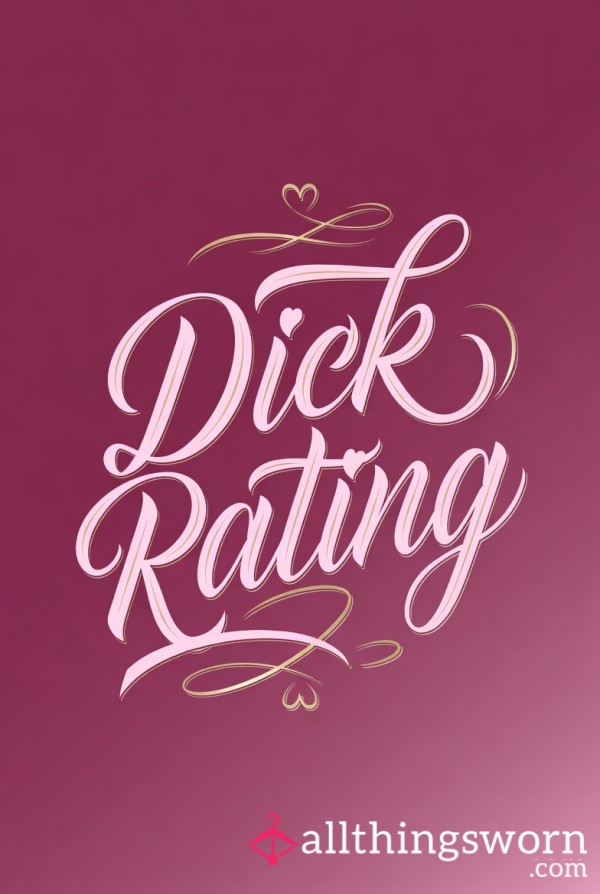 D*ck Rating (written)