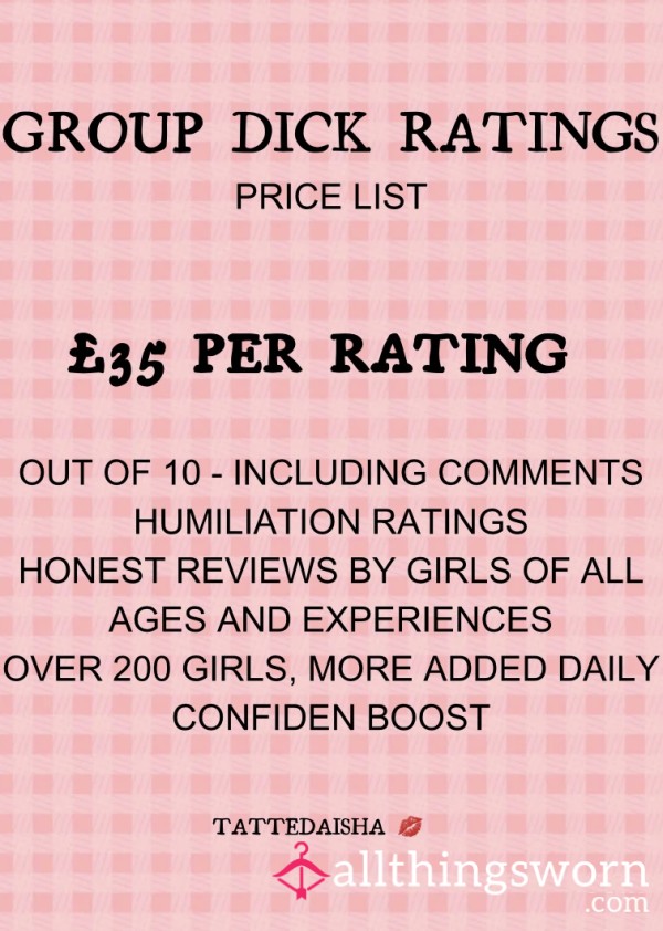 Group D*ck Rating